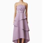 Caroline Strapless Maxi Dress In Mauve
